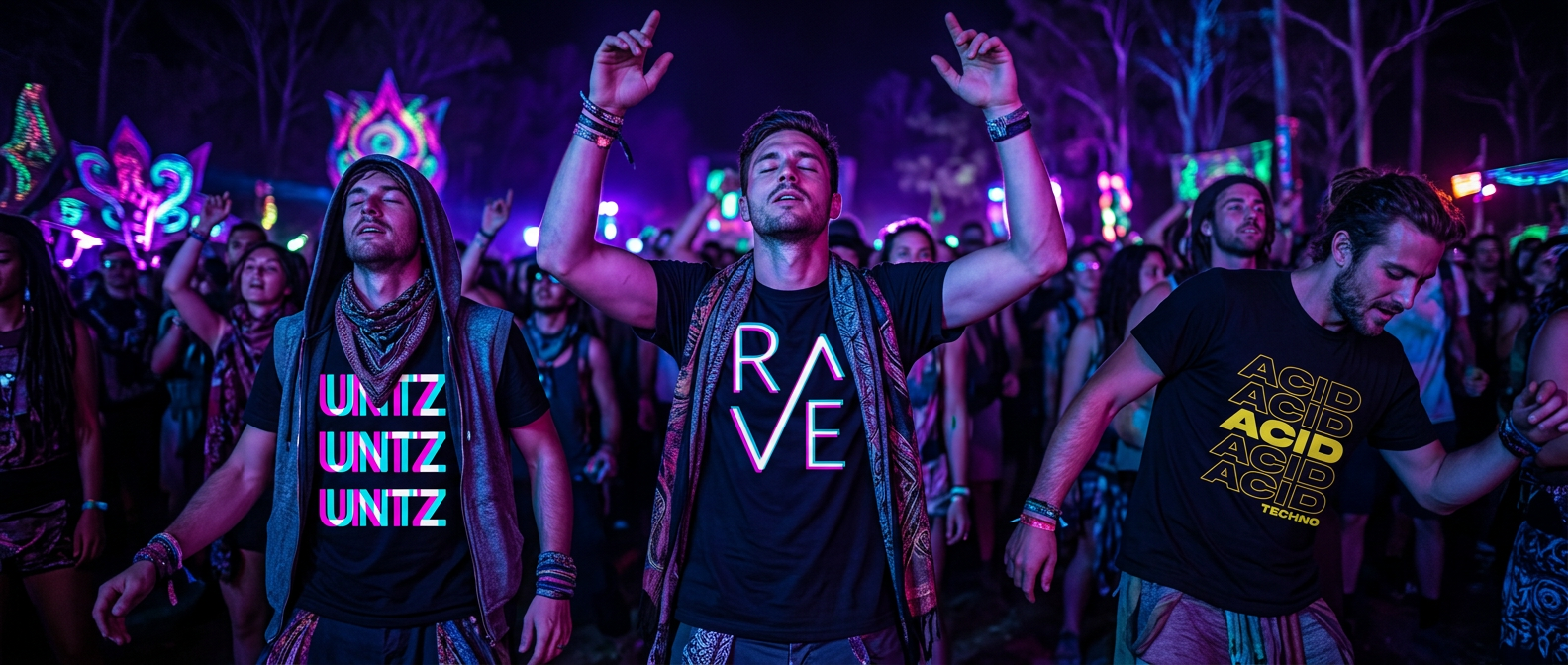 Goa-Outfit: Der Style-Guide für Goa & Psytrance (ohne Kostüm-Alarm)