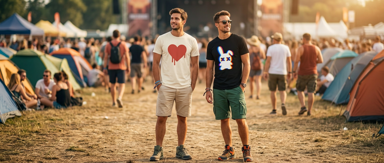 Festival-Outfit Männer 2026: der Guide vom Shirt bis zu den Schuhen