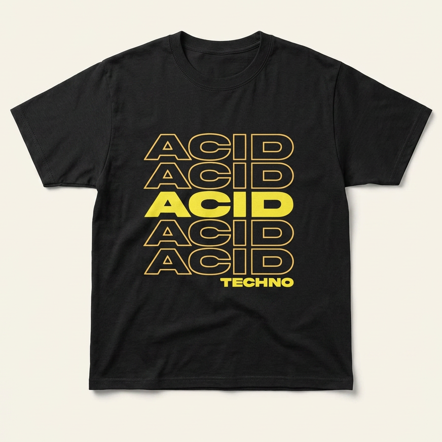 Acid Techno – Rave & Festival T-Shirt