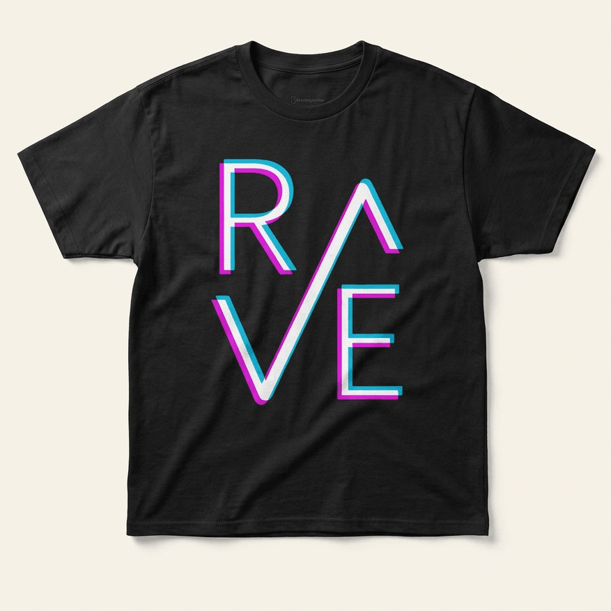 Rave – Neon Festival & Techno T-Shirt