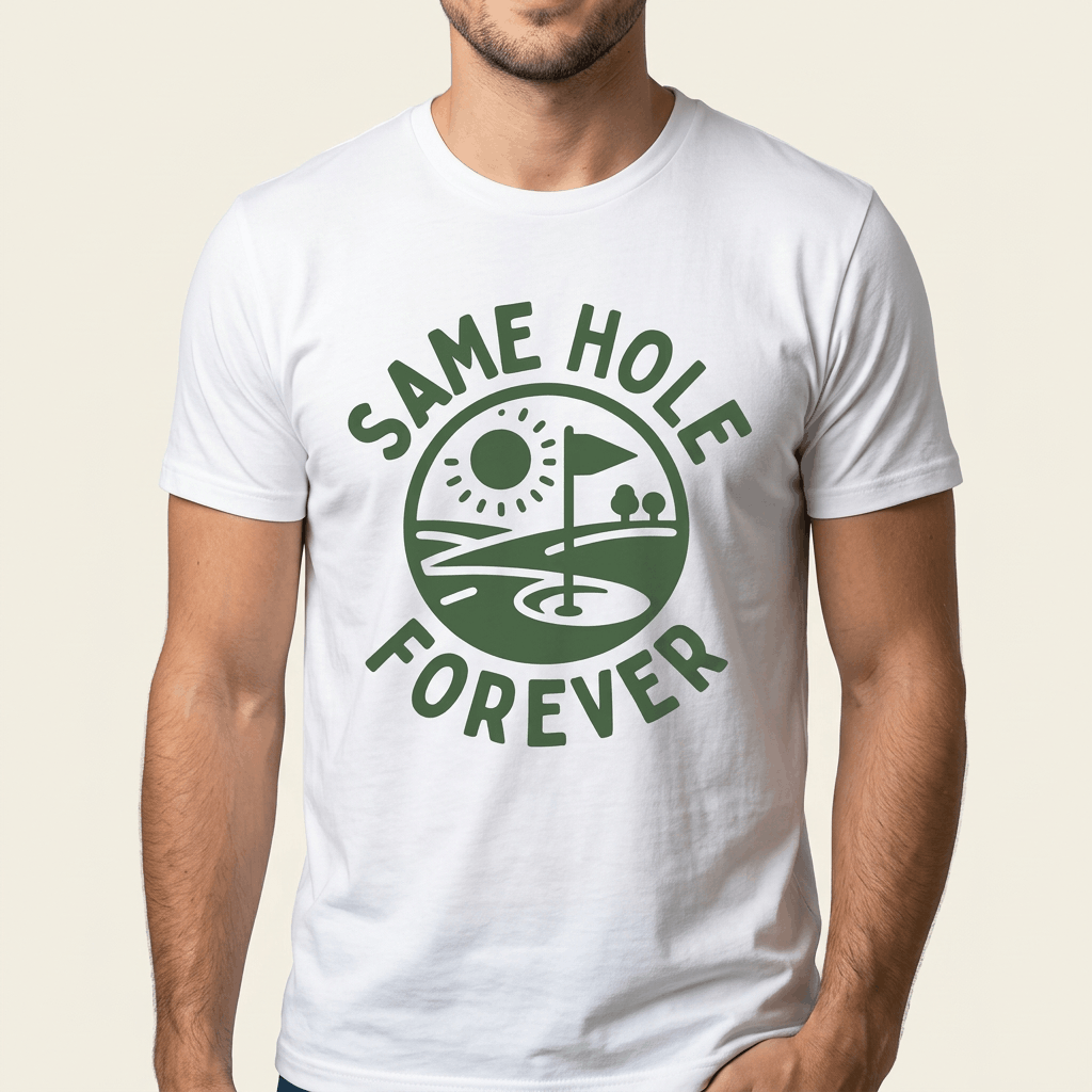 Same Hole Forever – JGA Shirt Herren für den Junggesellenabschied