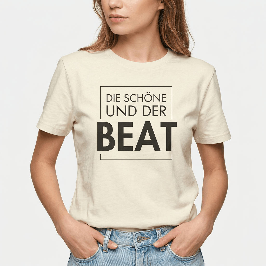 "Die Schöne und der Beat"- Festival & Rave Shirt