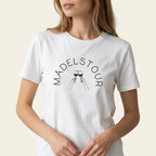 Mädelstour Shirt mit anstoßenden Weingläsern als Frontprint