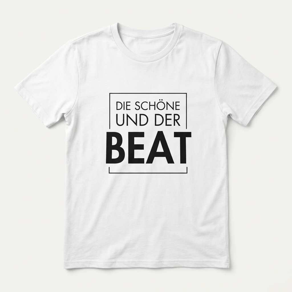 "Die Schöne und der Beat"- Festival & Rave Shirt