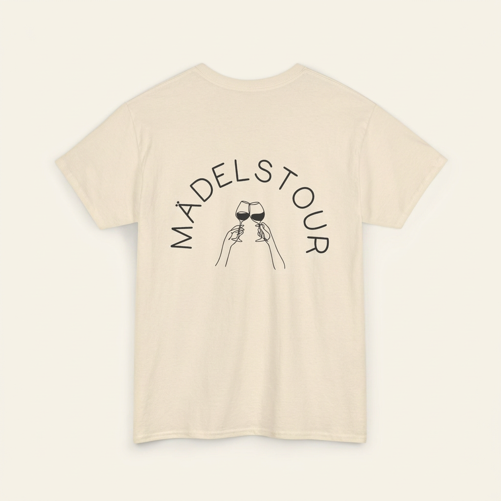 Unisex Mädelstour T-Shirt von Krautlegenden mit minimalistischer One-Line-Art