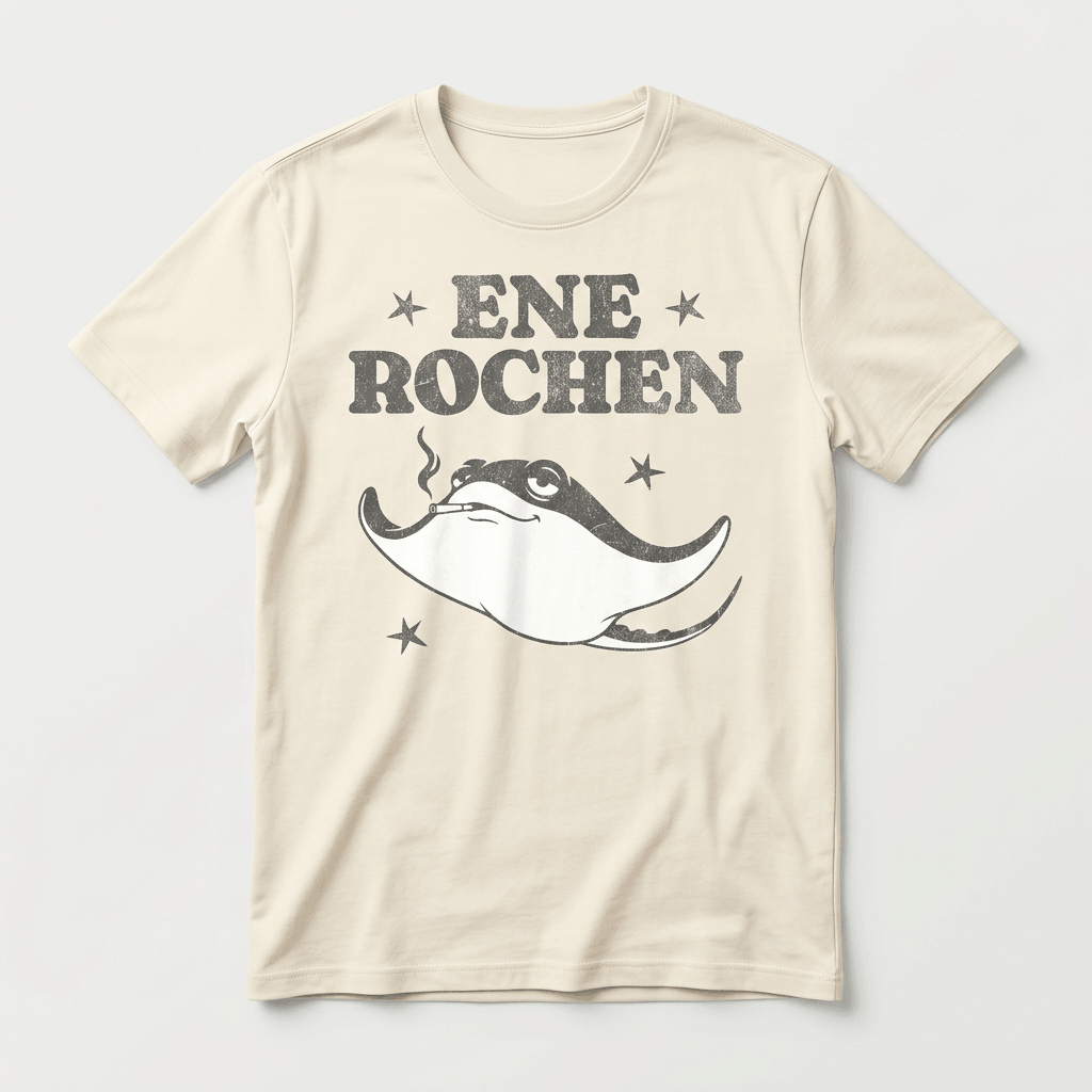 Ene Rochen – Lustiges Meme T-Shirt für Raucher