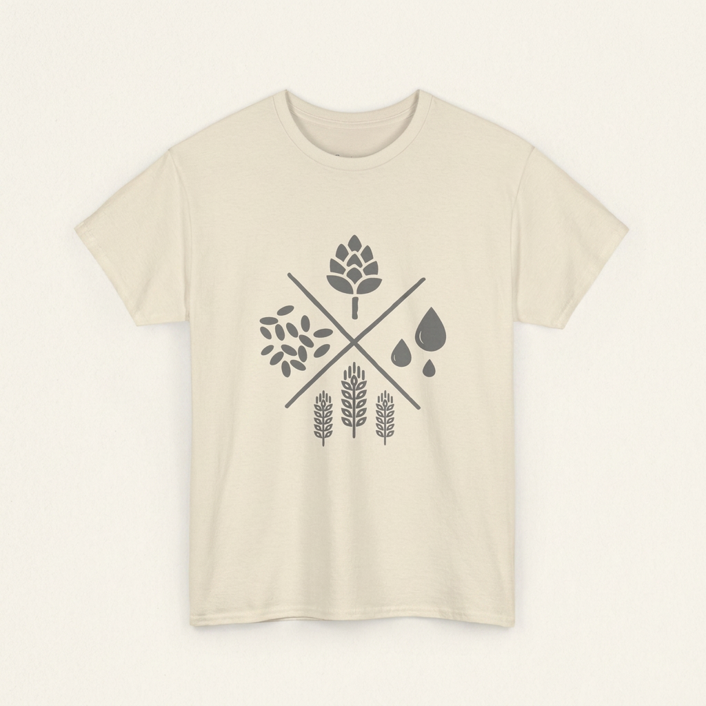 Die heilige Bierfaltigkeit Shirt für Bierfans – Frontprint