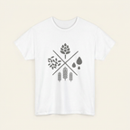 Die heilige Bierfaltigkeit Craft-Beer T-Shirt – Frontprint