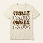 Leoparden Malle Maus Party T-Shirt – Frontprint