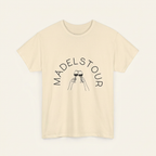 Unisex Mädelstour T-Shirt von Krautlegenden mit minimalistischer One-Line-Art vorne