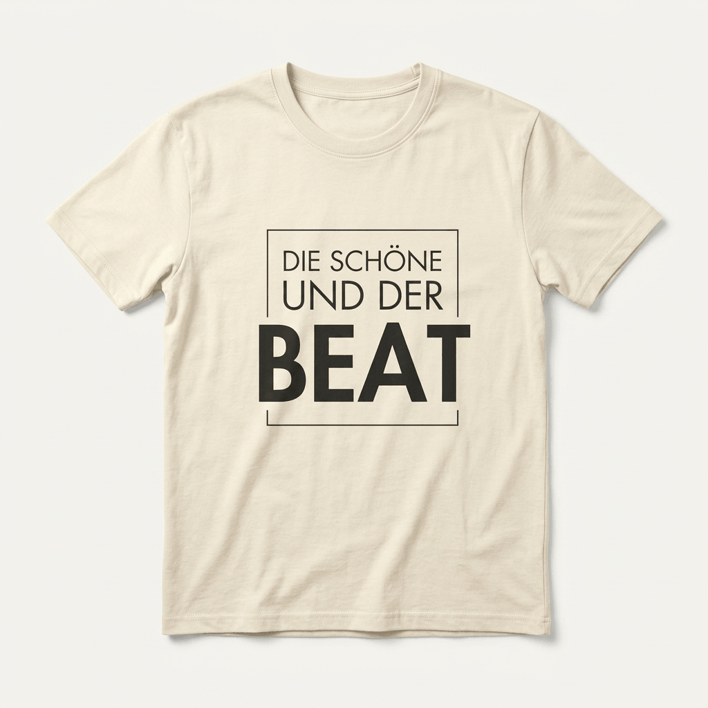 "Die Schöne und der Beat"- Festival & Rave Shirt