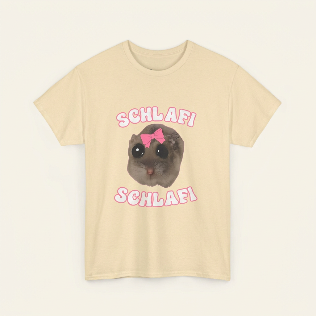 Schlafi Schlafi Meme T-Shirt für Meme-Fans – Frontprint