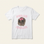 Schlafi Meme T-Shirt mit süßem Hamster – Frontprint