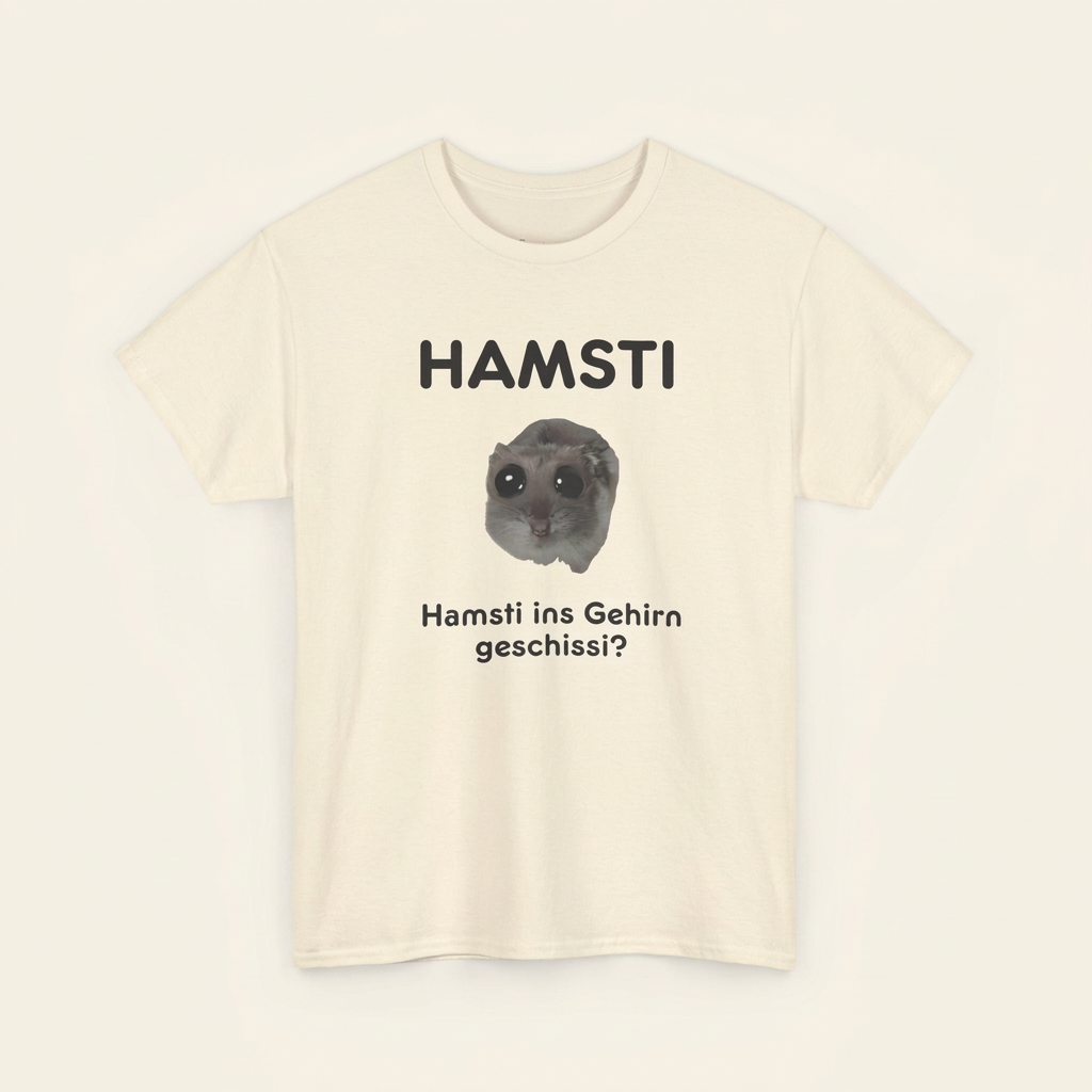 Hamsti Sad-Hamster Meme Shirt – Frontprint