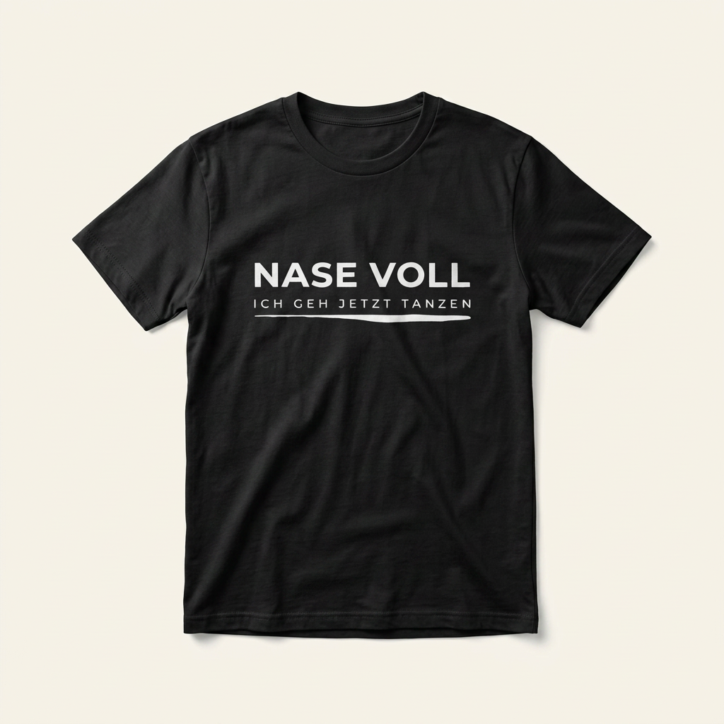 Nase voll, ich geh jetzt tanzen – Party & Festival T-Shirt