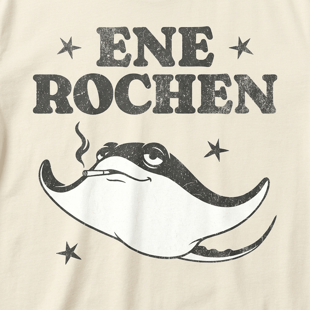 Ene Rochen – Lustiges Meme T-Shirt für Raucher